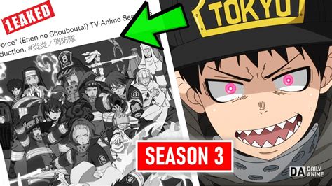 Fire Force Season 3 Confirmed! - YouTube