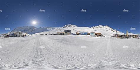 360° view of Glacier Stadium Soelden - Alamy