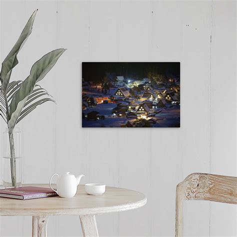 Shirakawa-go in the Night Wall Art, Canvas Prints, Framed Prints, Wall ...