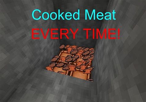 Semi-Auto Cooked Steak Farm *BEST FARMING TECHNIQUE* Minecraft Map