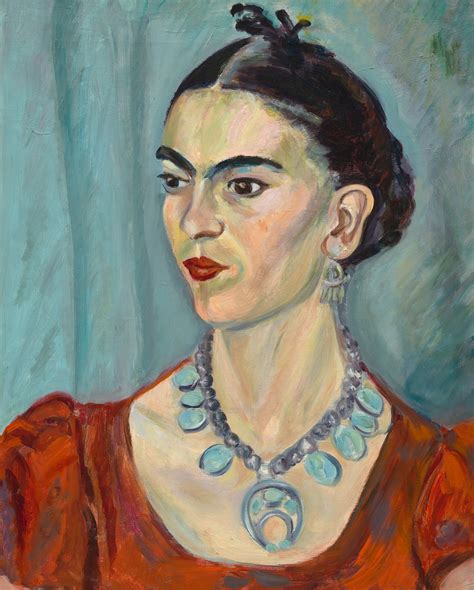 Frida Kahlo Autorretrato Con Collar