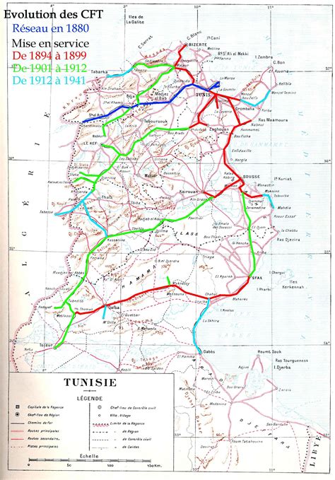 Tunisia Population Density Map