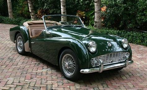 1958 Triumph TR3 In British Racing Green