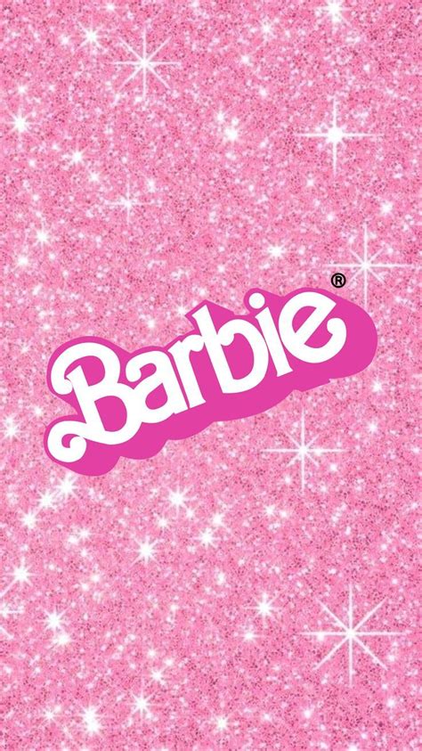 Barbie Shine Wallpaper | Pink Glitter and Girly Phone Background