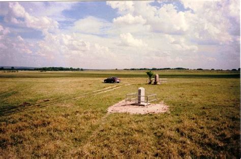 My visit to site of Battle of Adobe Walls ... two lone markers stand on ...