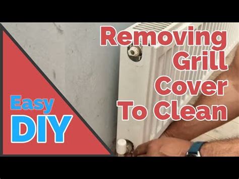 How to Remove Central Heating Radiator Covers and Grill - YouTube