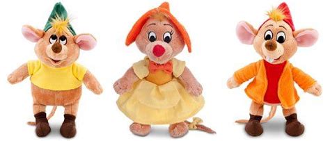 Amazon.com: Disney Cinderella's 9" Plush Mice: Jaq; Gus; and Suzy: Toys ...