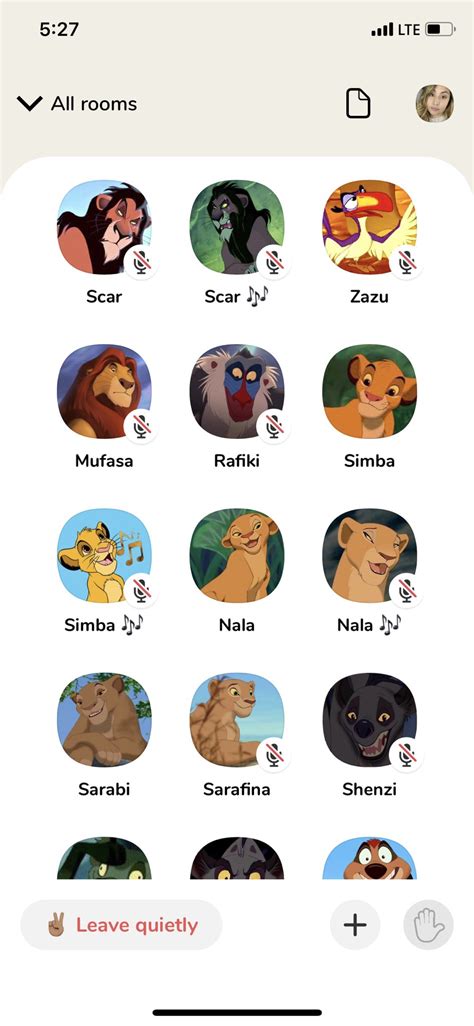 Lion King Characters Names List