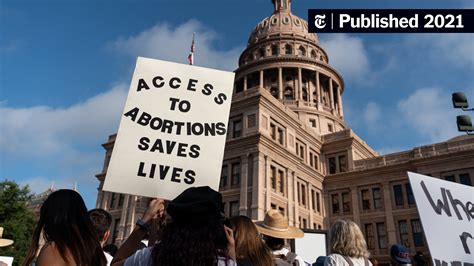 Texas Abortion Law Paused by Federal Judge - The New York Times