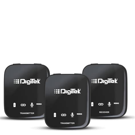 Digitek® DWM 101 Wireless Microphone System with ANC Noise Reduction ...