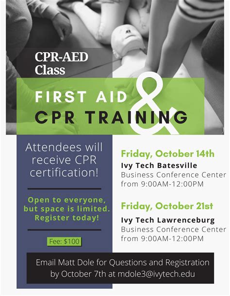 CPR-AED Class First Adi & CPR Training – Batesville Area Chamber of ...