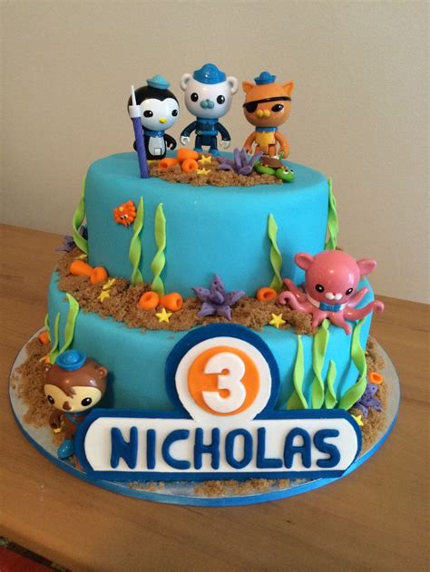 Octonauts cake for Nicholas. | Happy birthday cake pictures, Birthday ...