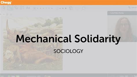 Mechanical Solidarity | Sociology | Chegg Tutors - YouTube