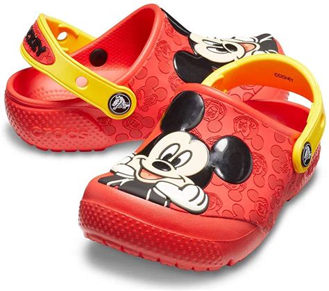 Crocs Kids Boys & Girls Disney Mickey Mouse Clog Clothing, Shoes ...