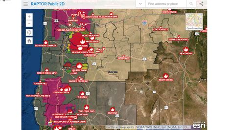 Interactive map shows current Oregon wildfires and evacuation zones