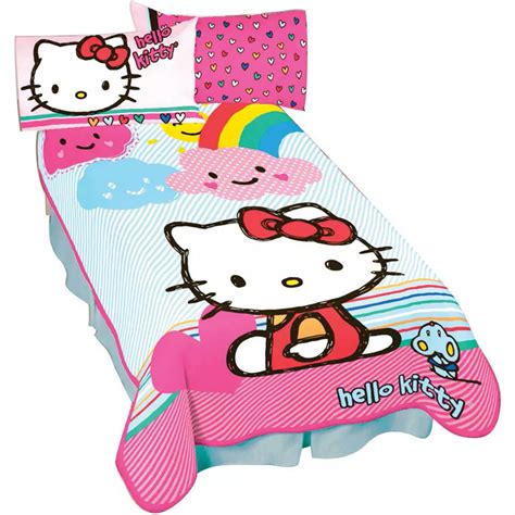 Sanrio Hello Kitty Happy Cloud Twin Blanket | Blankets & Throws | Home ...