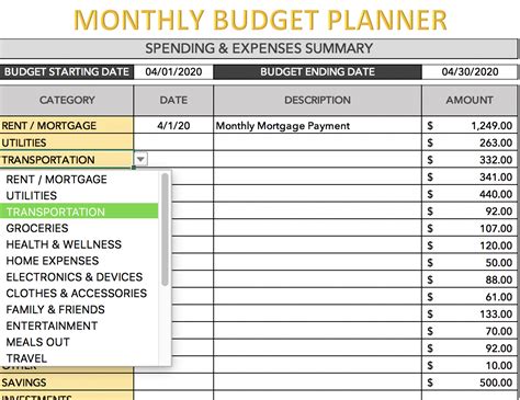 How To Make A Free Printable Monthly Budget Template In Pdf And Excel ...