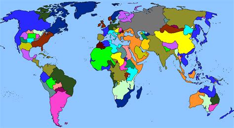 Alternate History World Map