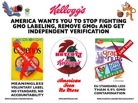 TELL KELLOGG'S: The customer is always right. We will Boycott all ...