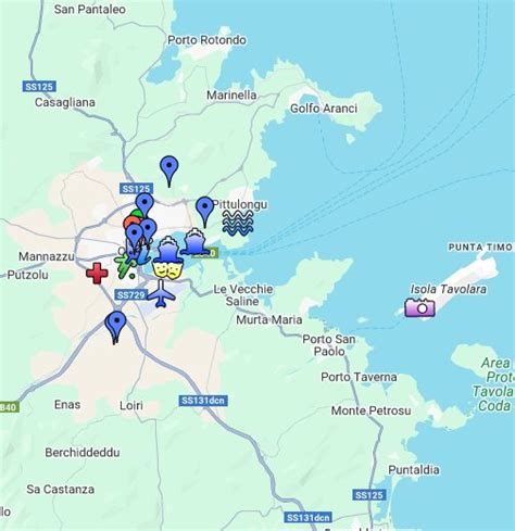 Olbia Mappa - Google My Maps