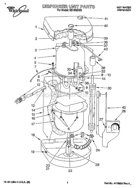 Whirlpool Water Cooler Dispenser Parts | Bruin Blog