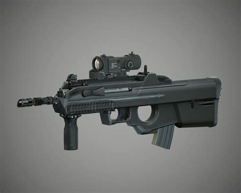 ArtStation - Assault Rifle FN F2000