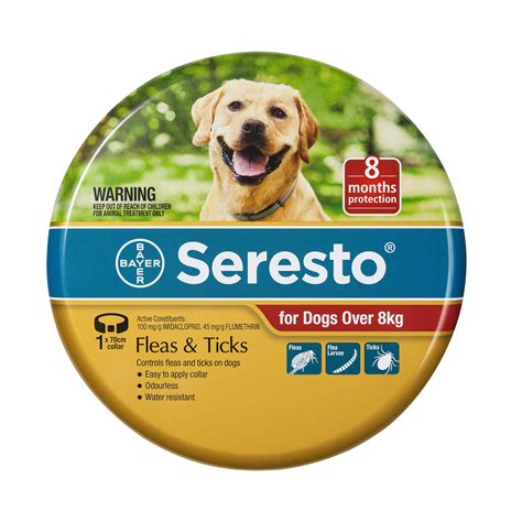 Seresto® Flea & Tick Collar for Dogs Over 8kg - Kamo Veterinary Limited