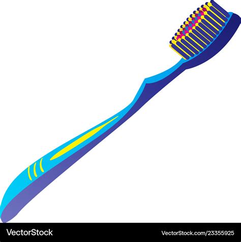 Modern toothbrush icon cartoon style Royalty Free Vector