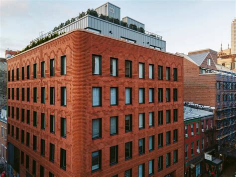 The Grand Mulberry uses custom-formed brick on a New York facade