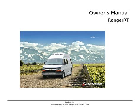 CHEVROLET RANGER RT OWNER'S MANUAL Pdf Download | ManualsLib