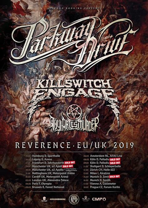 Parkway Drive Reverence Tour 2019 - OutRoar.de