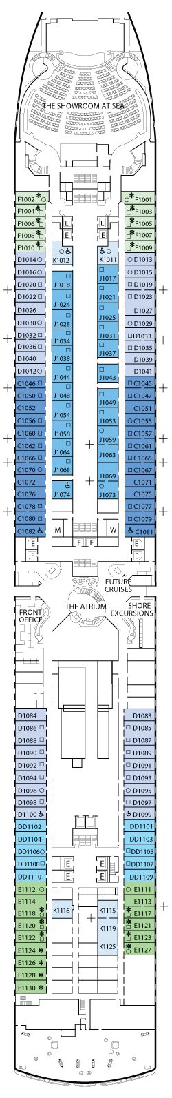 Nieuw Amsterdam Deck Plans - Cruiseline.com