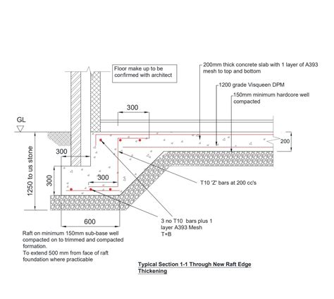 Raft Foundation Detail Drawing Pdf : 15+ Best New Section Raft ...