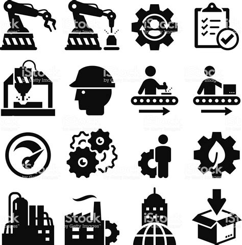 211 Manufacturing icon images at Vectorified.com