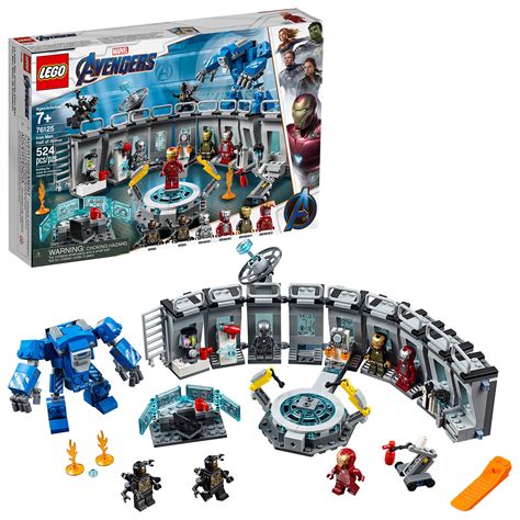 Buy LEGO Marvel Avengers Iron Man Hall of Armor 76125 Building Kit ...