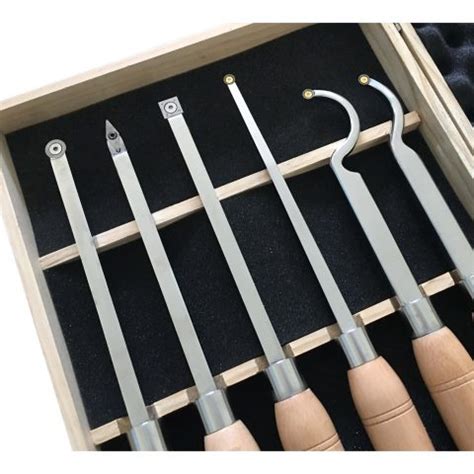 Item# LS06 Premium Carbide Tipped Woodturning Tool Set - Chansen ...