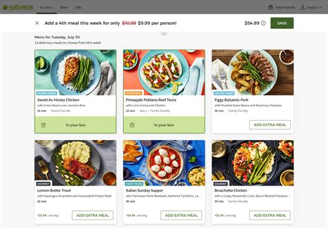 How do I select my meals? – HelloFresh USA