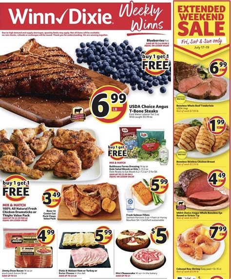 Winn Dixie Weekly Ad Jul 22 - 28, 2020 - WeeklyAds2