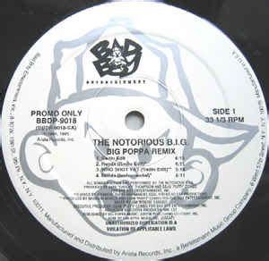 The Notorious B.I.G.* - Big Poppa (Remix) (1995, Vinyl) | Discogs