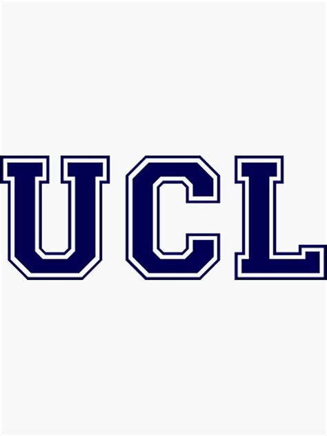 "UCL University College London Logo Blue" Sticker for Sale by ...