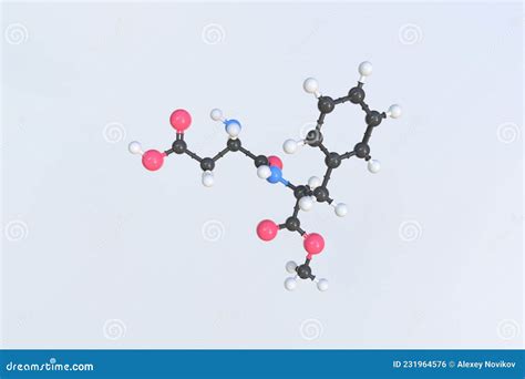 Aspartame, APM, Molecule. Sugar Substitute And E951. Structural ...