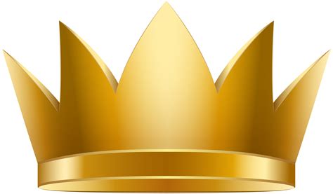 Golden Crown PNG Clip Art Image | Gallery Yopriceville - High-Quality ...