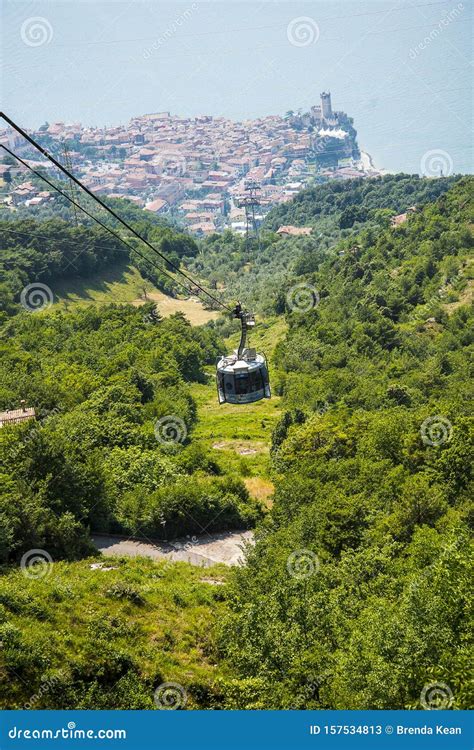 Cable Car from Malcesine Up To the Summit of Monte Baldo in Italy ...