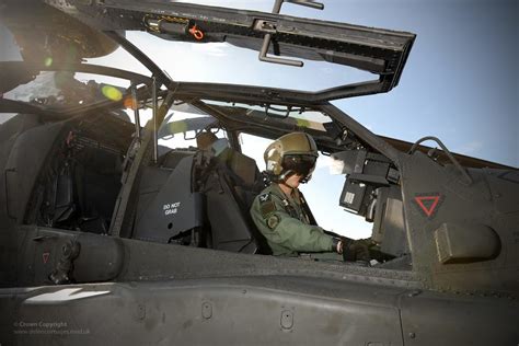 Army Air Corps Pilot in the Cockpit of an Apache Helicopte… | Flickr