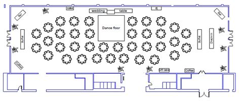 Beach Wedding Floor Plan - floorplans.click