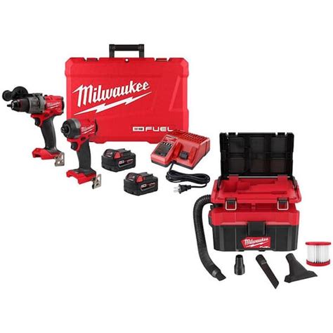 Milwaukee M18 FUEL 18V Lithium-Ion Brushless Cordless Hammer Drill ...