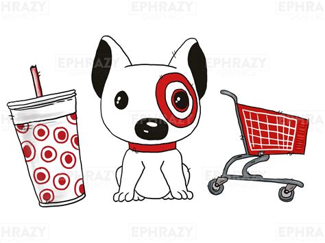 Target Dog - Digital Download Sublimation Design | PNG Files ...