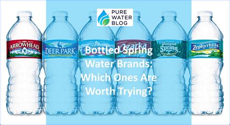 Bottled Spring Water Brands: Which Ones Are Worth Trying? - Water Treatment