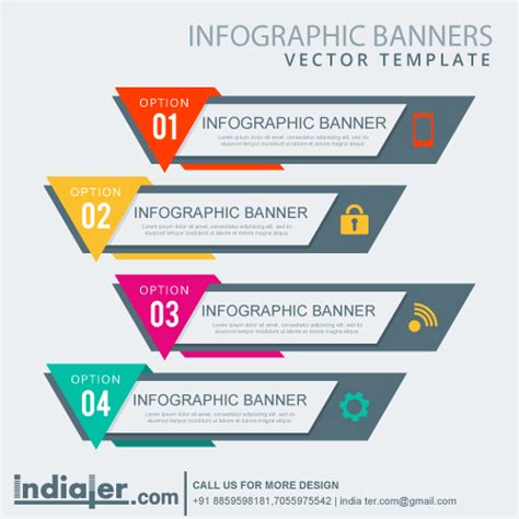 Infographic Banner Vector Template - Indiater