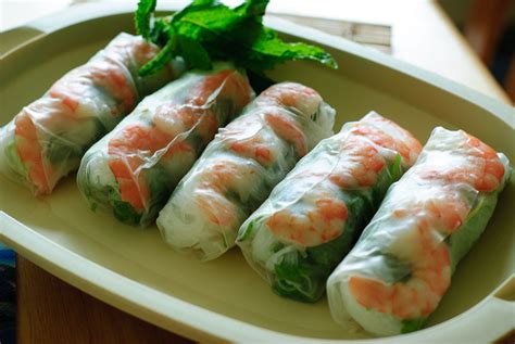 Vietnamese Fresh Spring Rolls Recipe - Recipes A to Z